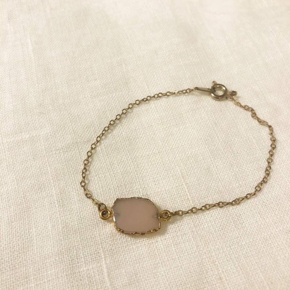 Lavender Stone Bracelet